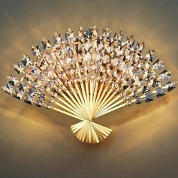 Ziua Îndrăgostiților Evantai Decorație Perete Cadouri Lampă De Perete Contemporană Și Contractată De Cristal