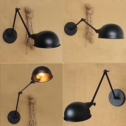 Stil industrial Retro dublu braț lung o personalitate simplă Ills Noptieră Applic decorativ de perete