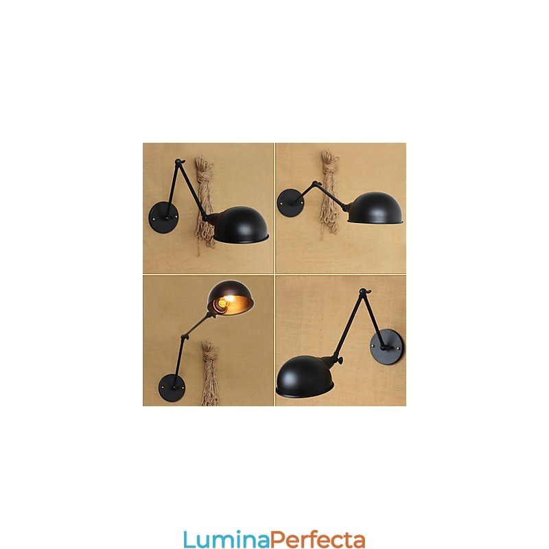 Stil industrial Retro dublu braț lung o personalitate simplă Ills Noptieră Applic decorativ de perete