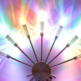 Lampă de perete modernă cu design de împrăștiere a luminii în 7 direcții de lumină în formă de evantai