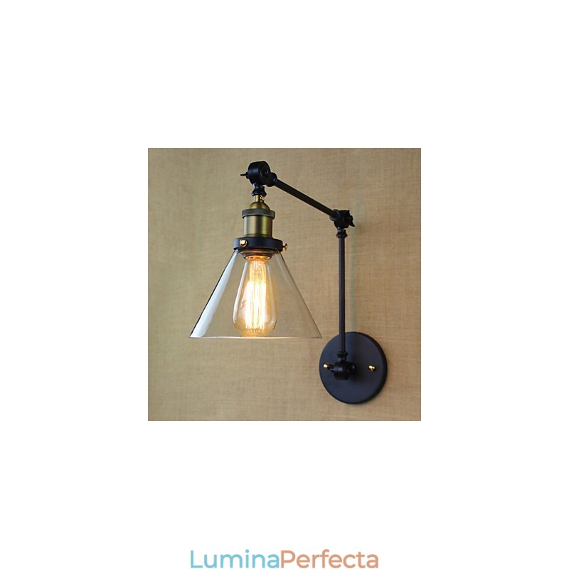 Sat Mediteranean Retro Pastoral Sticla Decorativa Aplice Magazin de Imbracaminte Restaurant Cafea