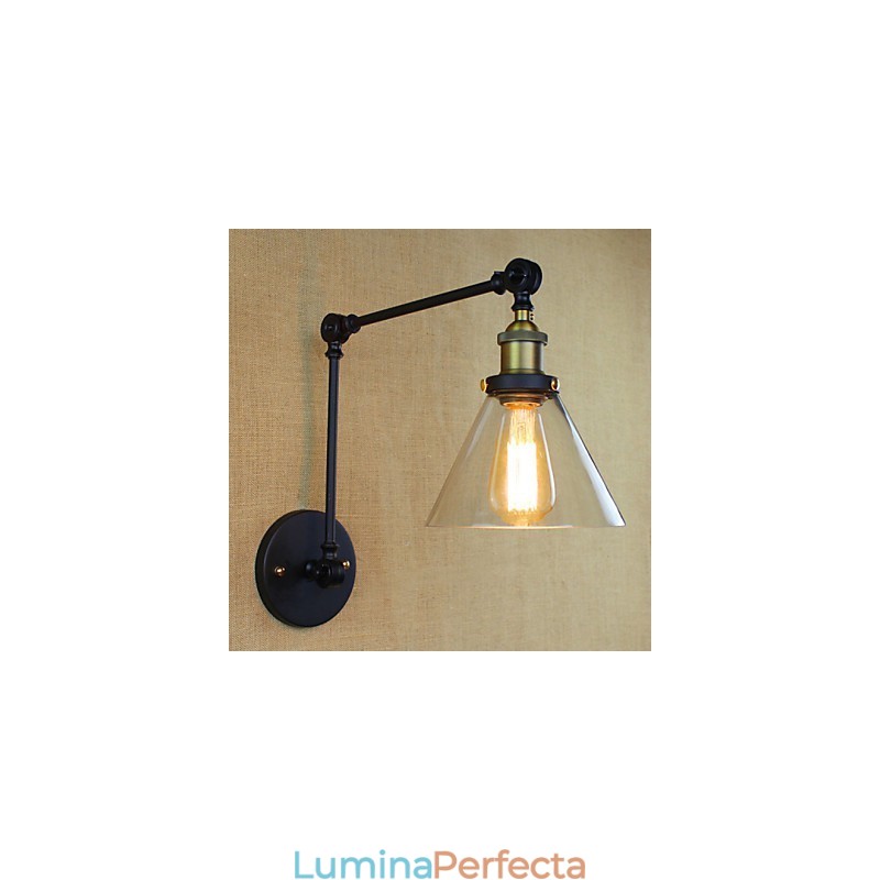 Sat Mediteranean Retro Pastoral Sticla Decorativa Aplice Magazin de Imbracaminte Restaurant Cafea