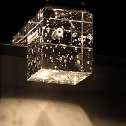 Aplice de perete Iluminat pentru baie Spalatoare de perete Cristal Mini stil Modern Contemporan Metal