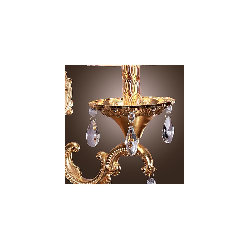 Lumină elegantă de perete din cristal în roz