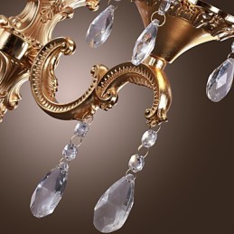 Lumină elegantă de perete din cristal în roz