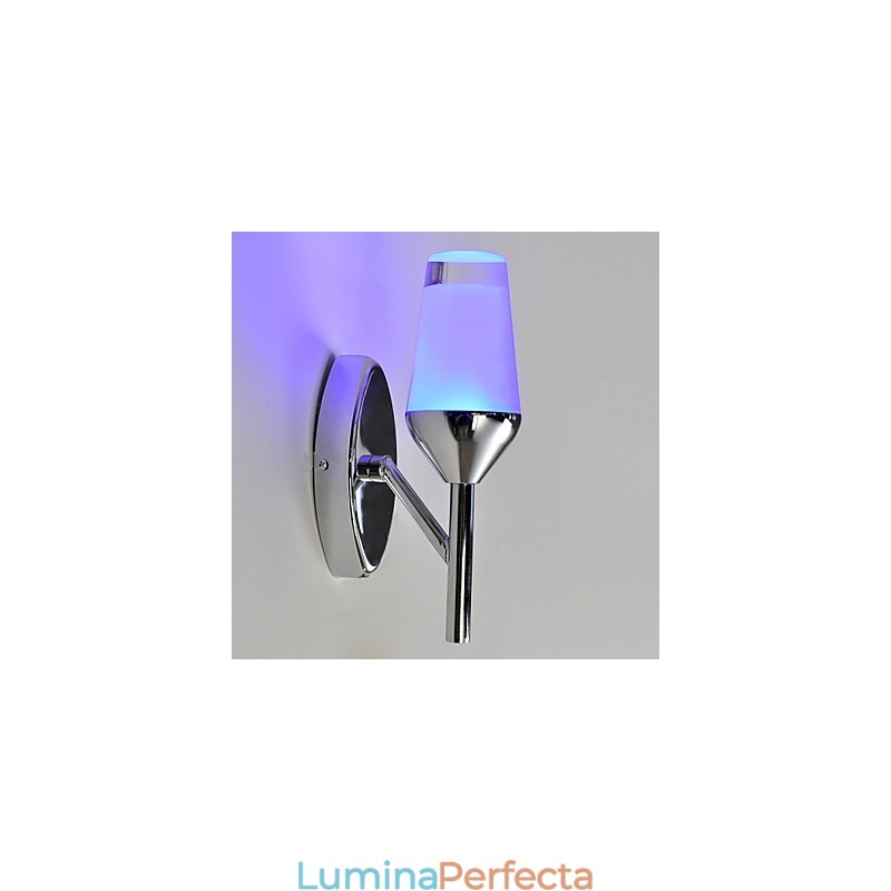 Aplice de perete Lampă modernă contemporană din metal cu sticlă de vin