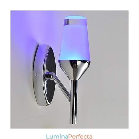 Aplice de perete Lampă modernă contemporană din metal cu sticlă de vin Aplice de perete Lampă modernă contemporană din metal cu sticlă de vin