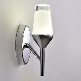 Aplice de perete Lampă modernă contemporană din metal cu sticlă de vin