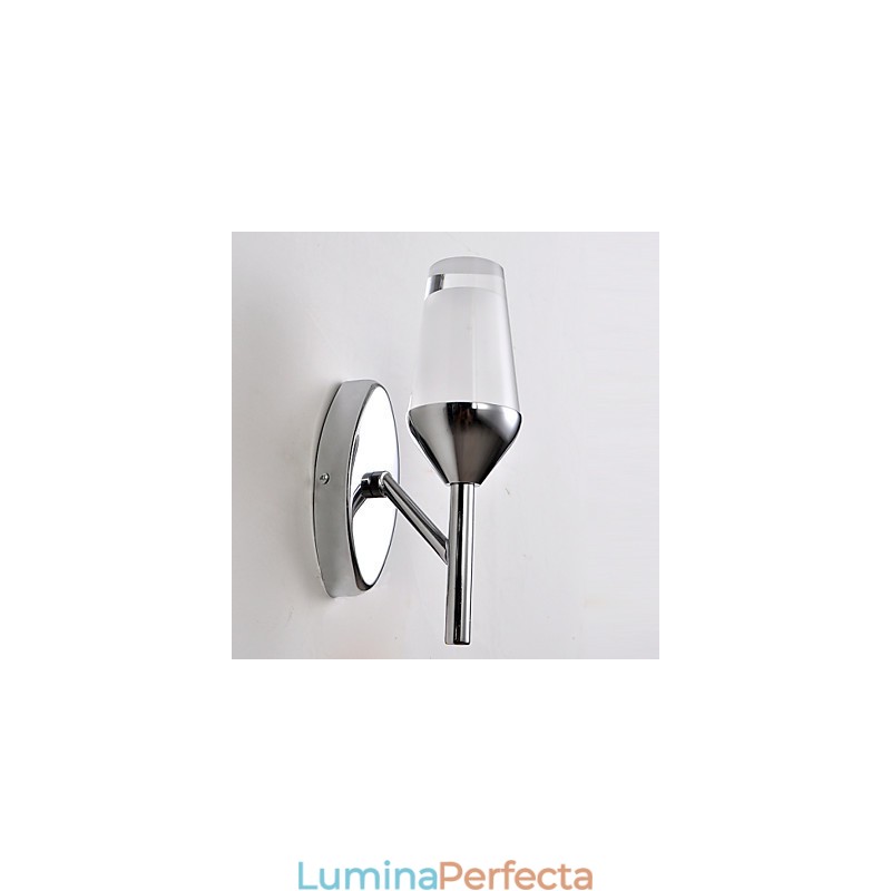 Aplice de perete Lampă modernă contemporană din metal cu sticlă de vin