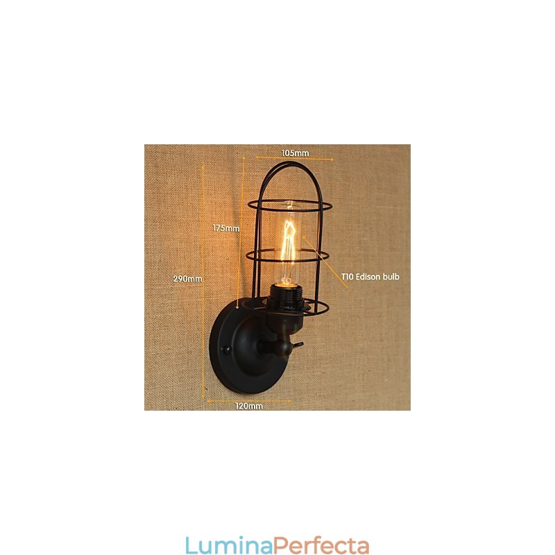 aplică decorativă retro minimalistă culoar scări balcon