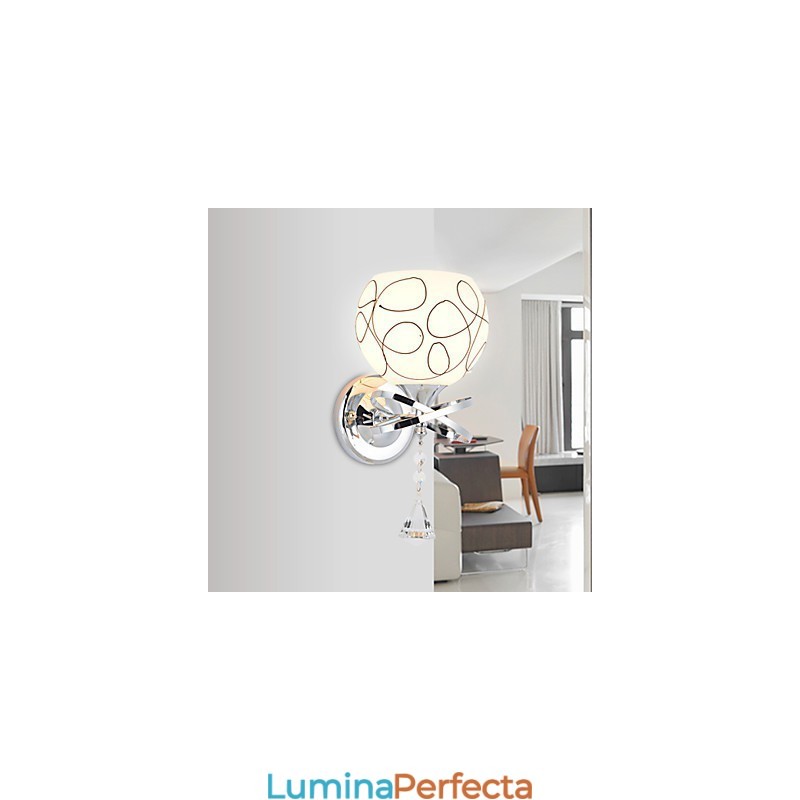 Creativ Contemporan și Contractat Creativ Lampă de perete din cristal