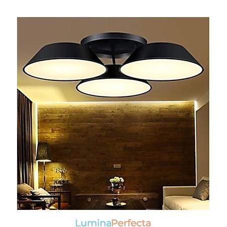 Montaj 3 Lumini Metal Acrilic Simplu Modern Montaj 3 Lumini Metal Acrilic Simplu Modern