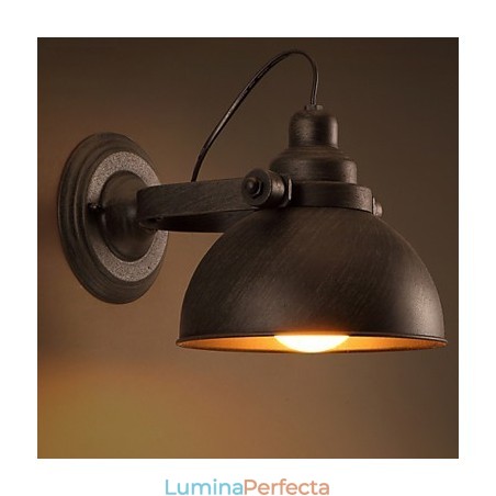 Lămpi de perete vintage creative pentru oală din fier forjat