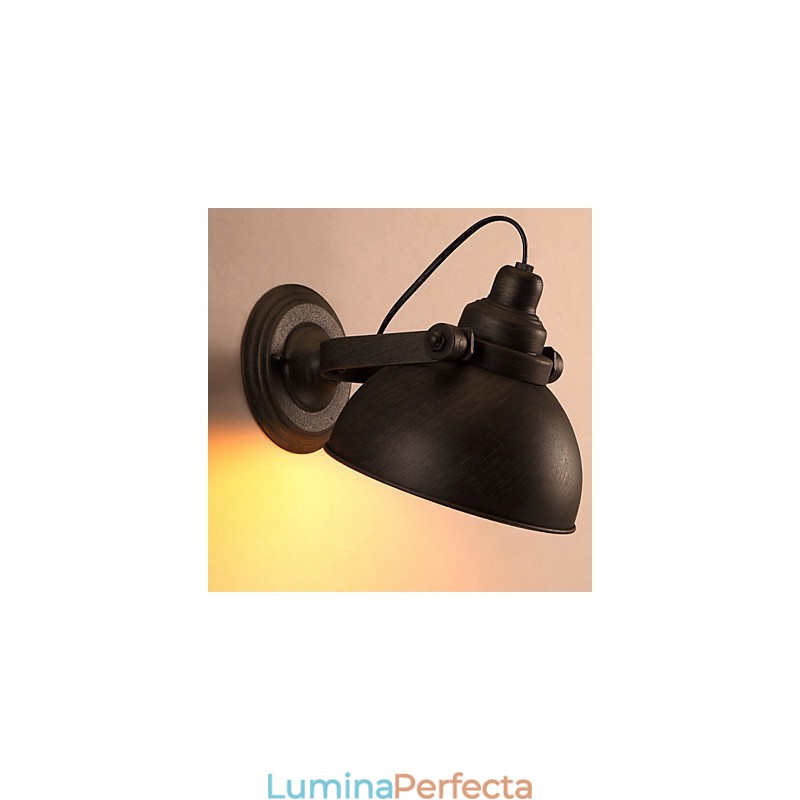 Lămpi de perete vintage creative pentru oală din fier forjat