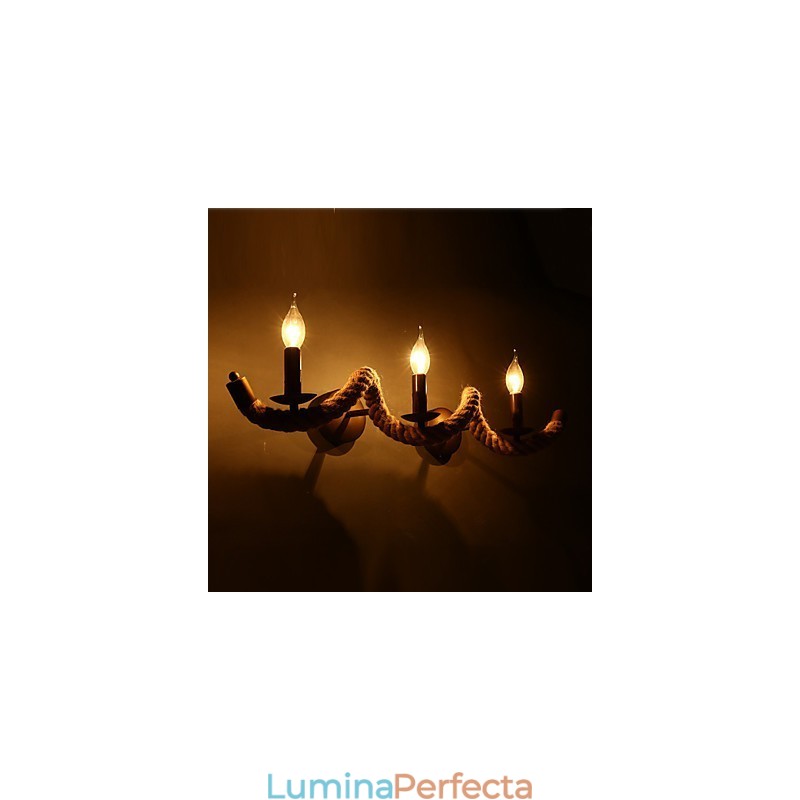 Aplice de perete pentru dormitor clasic retro, fier european, hol pentru balcon, aplice de perete pentru living