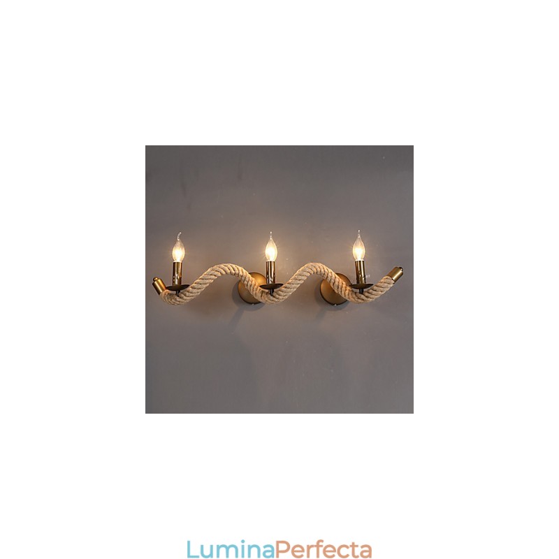 Aplice de perete pentru dormitor clasic retro, fier european, hol pentru balcon, aplice de perete pentru living