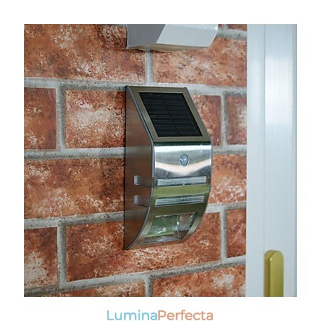 Lampă solară de perete albă cu senzor de mișcare PIR Lampă solară de perete albă cu senzor de mișcare PIR