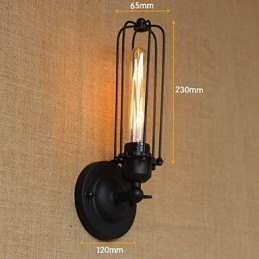Retro minimalist industrial noptiera culoar scari balcon decorativ perete aplice