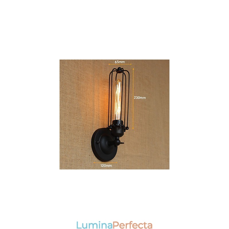 Retro minimalist industrial noptiera culoar scari balcon decorativ perete aplice