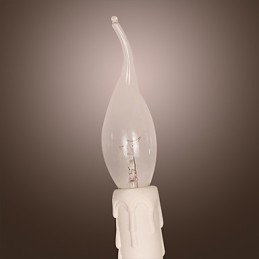 Aplica de perete din cristal cu 2 lumini in bec de lumanare