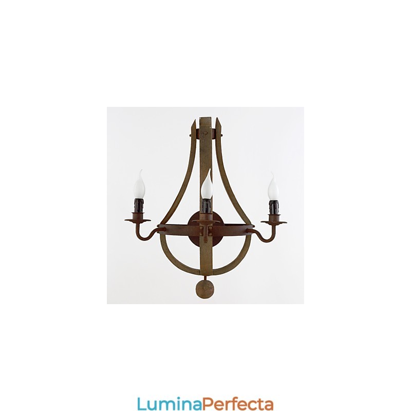 Applique Stil Mini Rustic Lodge Lemn Bambus