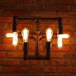 Aplice Retro Bar Fier Stil Mini Metal Lodge Rustic