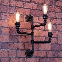 Applique Stil Mini Rustic Lodge Metal
