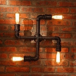 Aplice Retro Bar Fier Stil Mini Metal Lodge Rustic