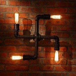 Aplice Retro Bar Fier Stil Mini Metal Lodge Rustic