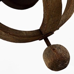 Lampă vintage americană rustică din lemn de perete pentru butoi de vin. Lampă pentru living și dormitor