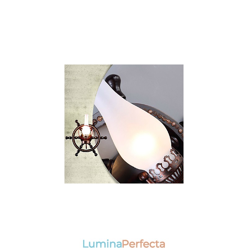 Aplica de perete One Light si Sticla