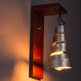 Aplice de perete din lemn antic 1 lumina