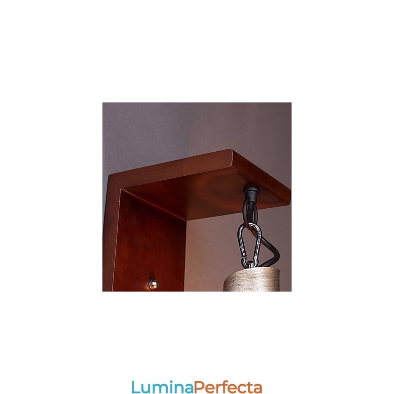 Aplice de perete din lemn antic 1 lumina
