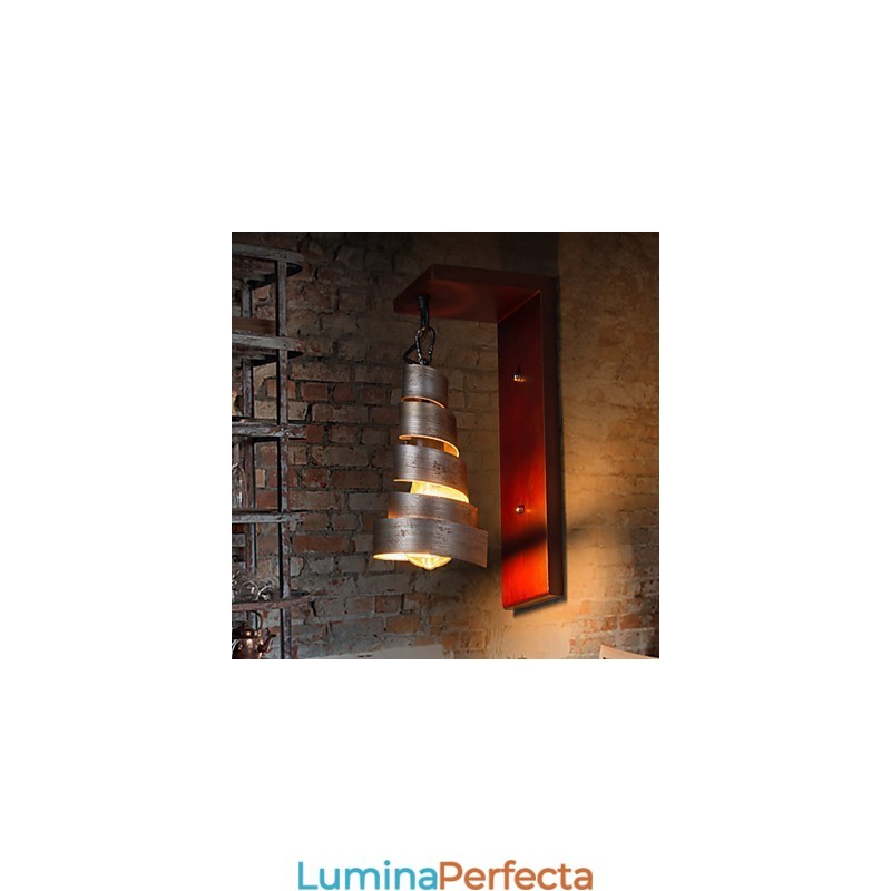 Aplice de perete din lemn antic 1 lumina