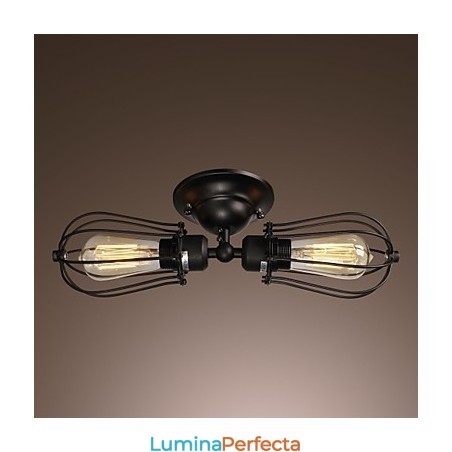 Lampă de perete aurie cu 2 lumini în stil antic Lampă de perete aurie cu 2 lumini în stil antic