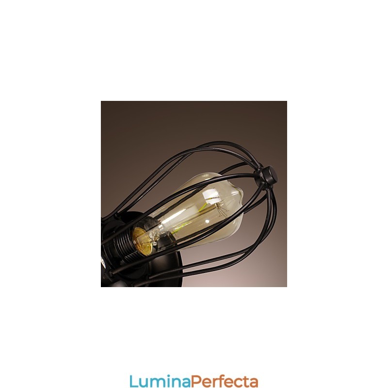 Lampă de perete aurie cu 2 lumini în stil antic