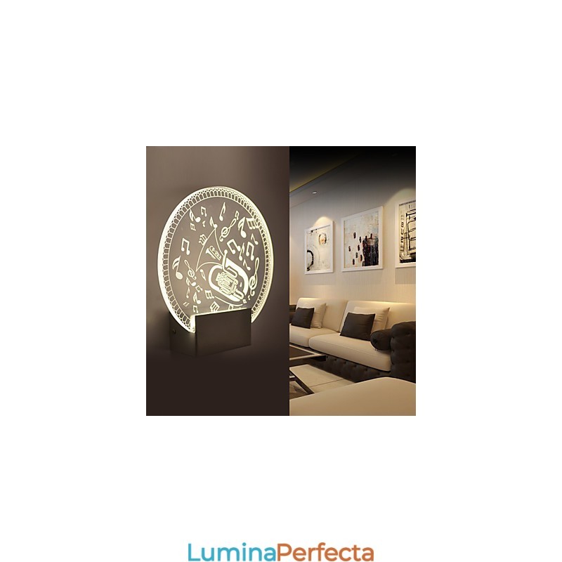 Acrilic Lampă PVC Lampă Modern Contemporan Metal