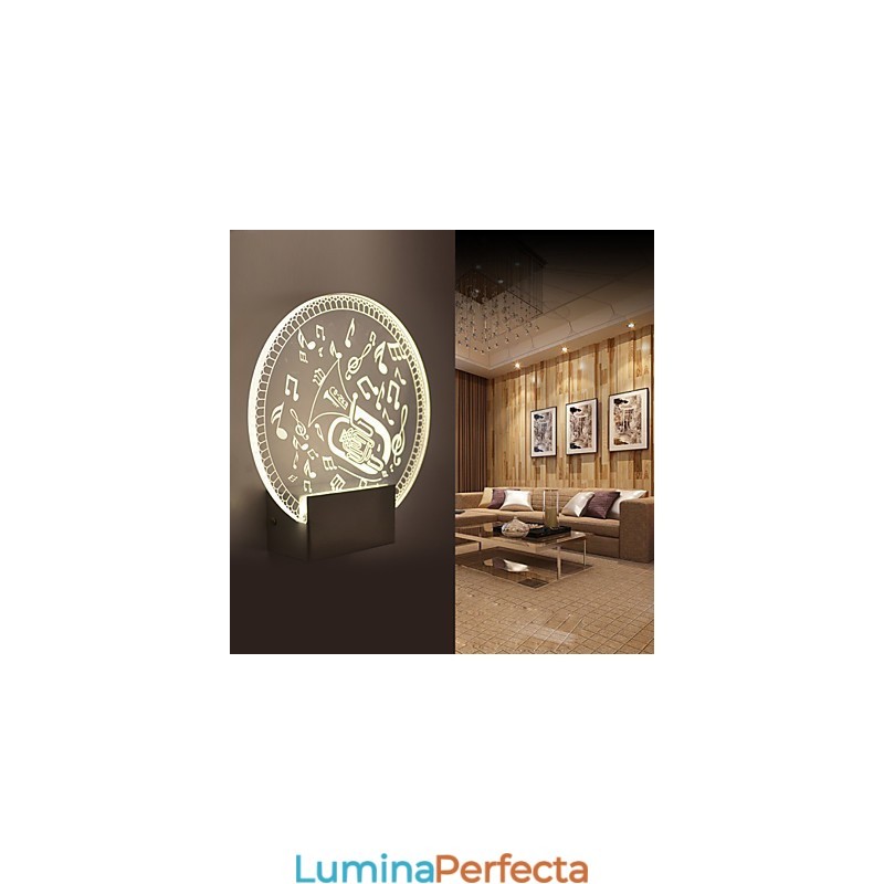 Acrilic Lampă PVC Lampă Modern Contemporan Metal