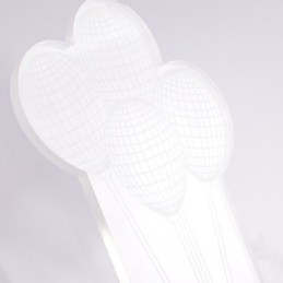 Acrilic Lampă PVC Lampă Modern Contemporan Metal