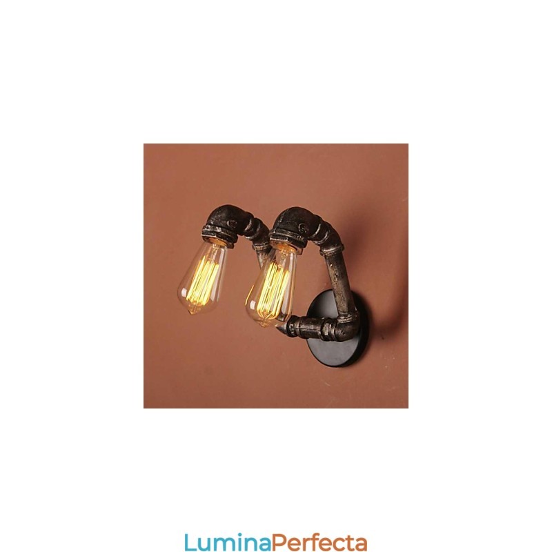 Applique Stil Mini Rustic Lodge Metal