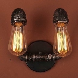 Applique Stil Mini Rustic Lodge Metal