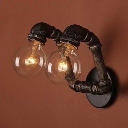 Applique Stil Mini Rustic Lodge Metal