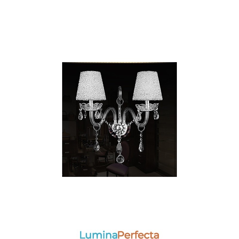 Applique de perete din cristal tradiționale din sticlă clasică