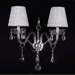 Applique de perete din cristal tradiționale din sticlă clasică