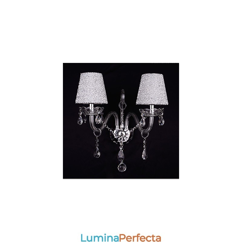 Applique de perete din cristal tradiționale din sticlă clasică
