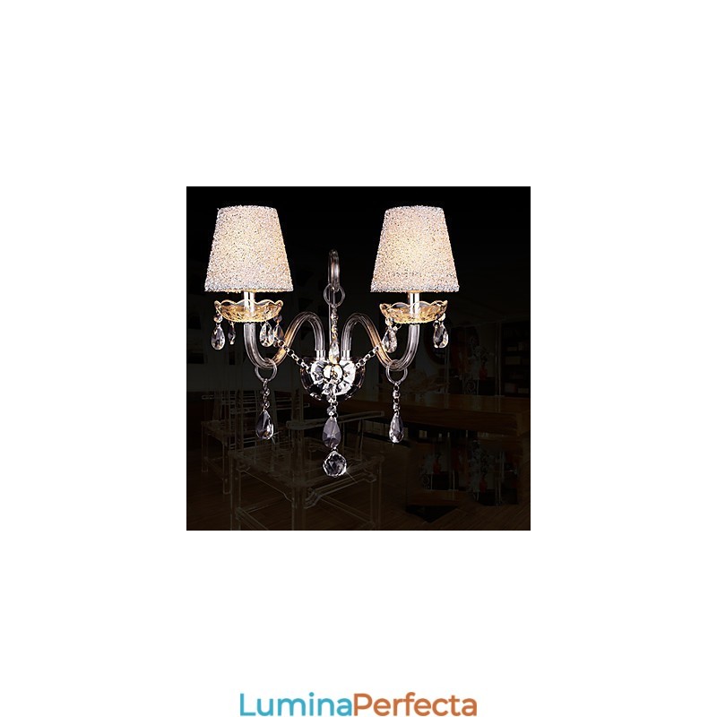 Applique de perete din cristal tradiționale din sticlă clasică