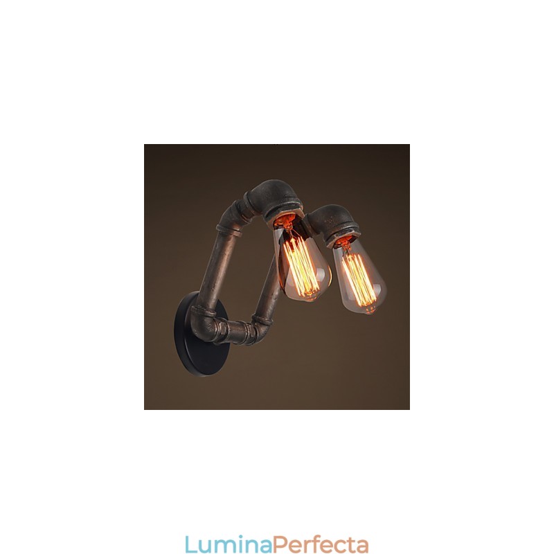 Lampă de perete retro din metal pentru cafenea