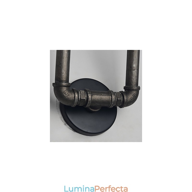 Lampă de perete retro din metal pentru cafenea