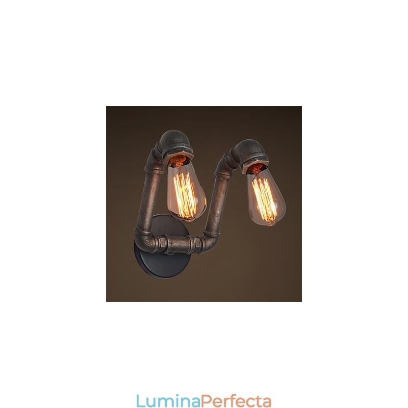 Lampă de perete retro din metal pentru cafenea