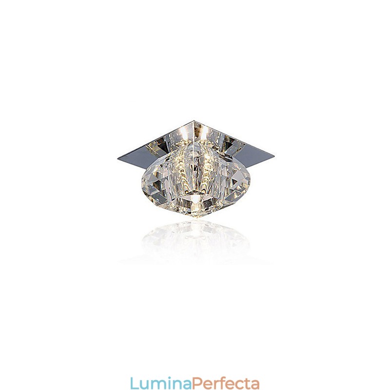 Montaj încastrat în stil mini, modern și contemporan din cristal